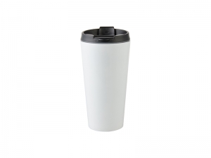16oz Stainless Steel Tumbler (white)