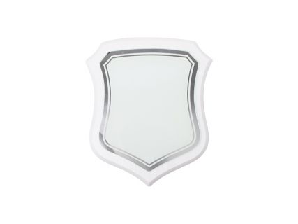 White Plaque w/ Glass