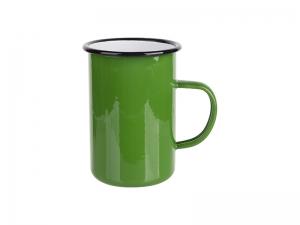 15oz/450ml Enamel Mug (Green) MOQ:2000pcs