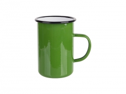 15oz/450ml Enamel Mug (Green) MOQ:2000pcs
