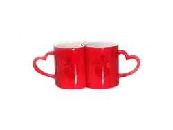 11oz Couple Changing Color Mugs(Red)