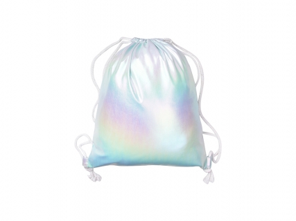 Gradient Drawstring Backpack (Light Blue,33*40cm)
