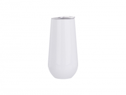 Vaso Champán  Acero Inoxidable 5oz/160ml (Blanco)