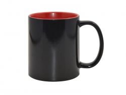 11oz Black Color Changing mug (Inner Red)