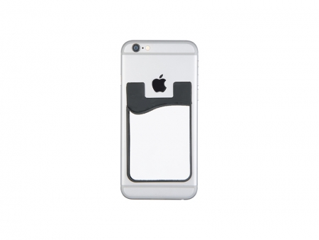 Black Silicon Card Holder