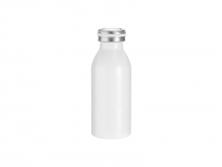 12oz/350ml Stainless Steel Milk Bottle (White)