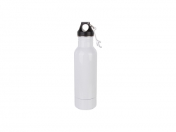 12oz/360ml Stainless Steel Beer Bottle Cooler With Opener (White)