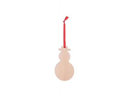 Plywood Christmas Ornament (Snowman)